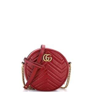 Gucci Gg Marmont Round Shoulder Bag #255183G96B